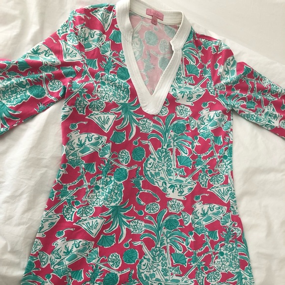 Ladies Lily Pulitzer Cotton Tunic Dress - Picture 2 of 7